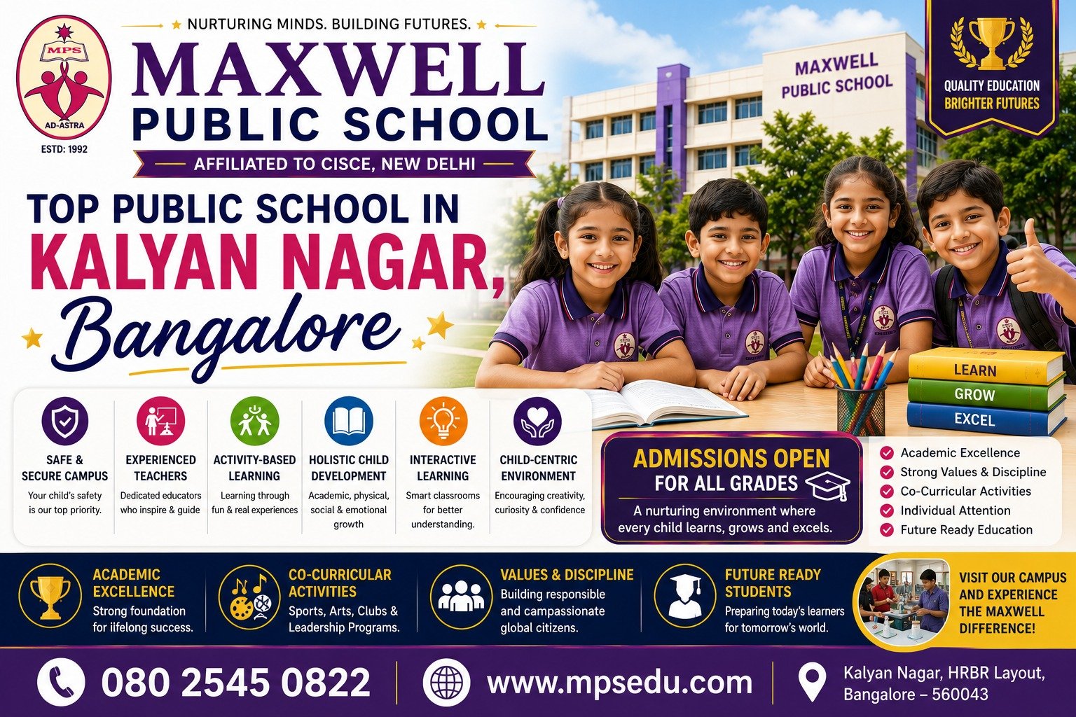 Best Public School in Kalyan Nagar, Bangalore